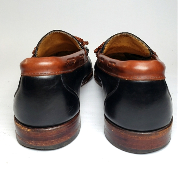 Allen Edmonds Men's Black & Brown Leather Loafers Shoes Size 8.5 Made in… - Picture 4 of 16